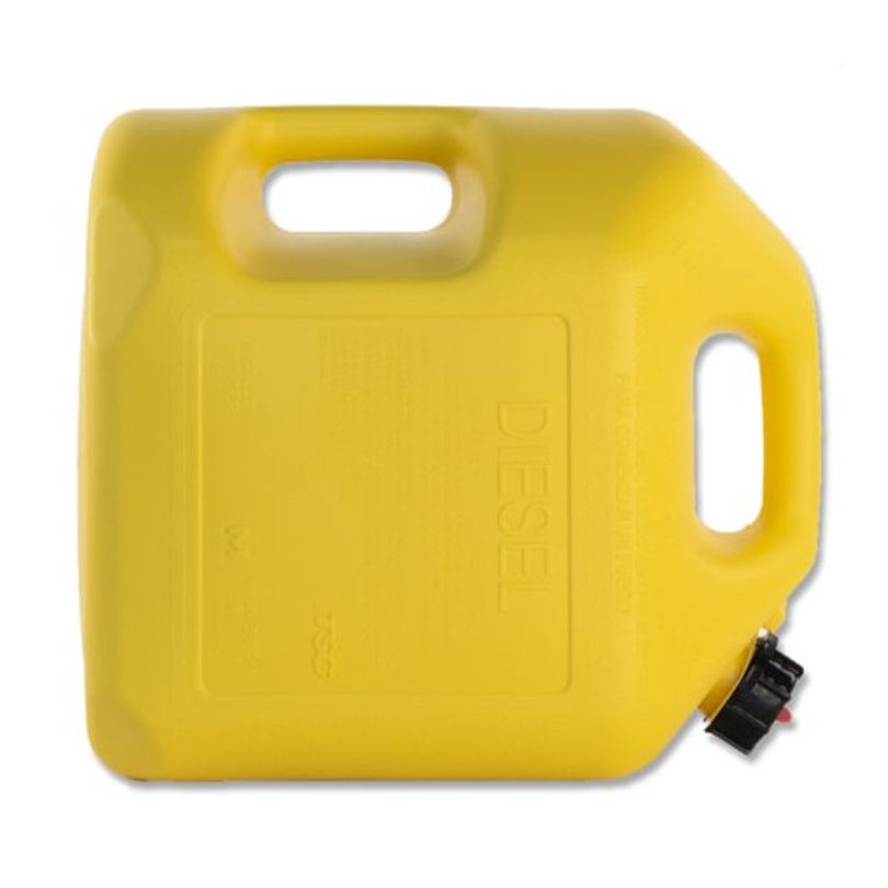 DIESEL CAN 5 GALLON, YELLOW